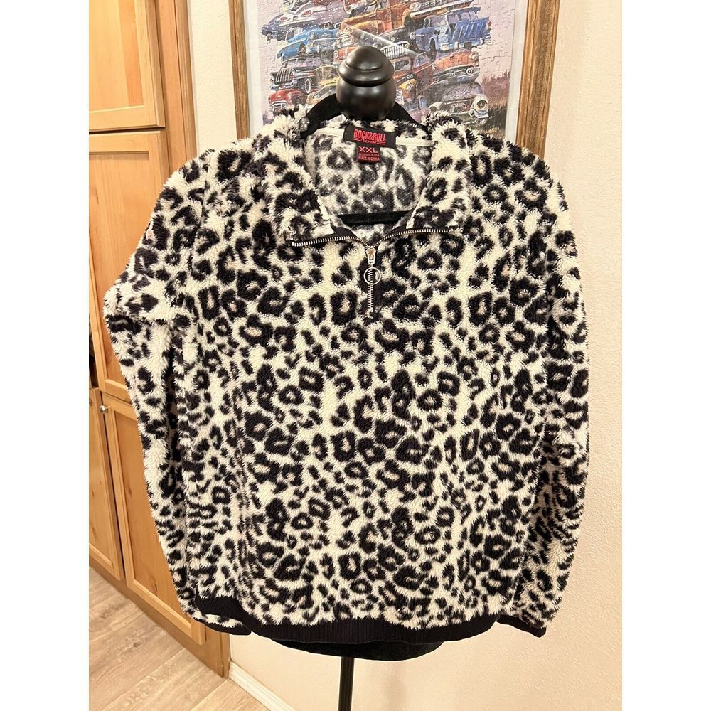 Rock‎ N Roll Girls Cheetah Pullover Jacket XXL